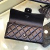 Chanel wallet lambskin with silver hardware