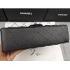 Chanel caviar all black medium size 25 flap bag