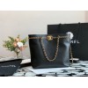 Chanel Calfskin Chain Shopping Bag AS2374 Black