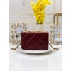 Chanel woc 19cm wine