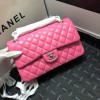 Chanel classic flap bag pink