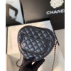 Chanel New Heart Shaped Bag AS2060 Black