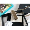 Chanel mini boy 22A gold bag