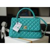 Chanel Coco Handle Blue Large Caviar Bag