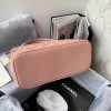 Chanel tote shopping CC beige leather pink bag