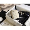 Chanel Vantiy Case White Caviar Leather Bag
