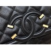 Chanel Woc CC caviar leather black 19cm