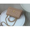 Chanel Coco Handle Brown Large Caviar Bag