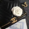 Chanel Lambskin Drawstring Bag Black A91885 VS03955