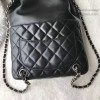 Chanel Large Black Lambskin Backpack In Seoul Bag 010402 VS07736