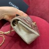 Chanel flapbag gold lambskin bag 20cm