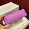Chanel flapbag purple lambskin bag 20cm