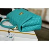 Chanel Coco Handle Blue Large Caviar Bag