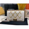 Chanel Leboy White Flap Bag 25cm