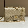 Chanel CF golden caviar leather 25 bag