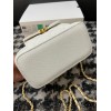 Chanel 22A Quilted Mini Vanity White Bag