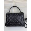 Chanel Trendy CC Flap Top Handle Bag with Silver Hardware