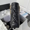 Chanel 22B tote 19 black lampskin bag