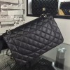 Chanel Jumbo Double Flap Bag Original Caviar Leather silver hardware