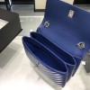Chanel Trendy CC Blue V Quilter Top Handle Bag