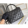 Chanel Large Trendy CC Bag so black lambskin bag