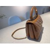 Chanel Trendy Brown CC Flap Top Handle Bag