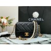 Chanel classic flap bag with pearl