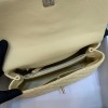 Chanel Coco Handle Yellow Caviar Large Bag