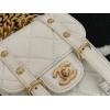 Chanel 19 case phone white leather