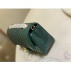 Chanel Classic Green Python Mini Bag