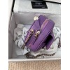 Chanel New Heart Shaped Bag AS2060 Purple
