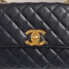 Chanel CF flapbag black 24k gold hardware medium bag