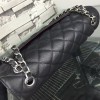 Chanel Jumbo Double Flap Bag Original Caviar Leather silver hardware