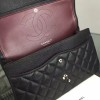 Chanel Jumbo Double Flap Bag Original Caviar Leather silver hardware