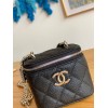 Chanel vanity black caviar COCO letter small/ mini bag