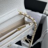 Chanel WOC Caviar Leather in White