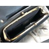 Chanel Flap Phone Holder With Chain Black Bag