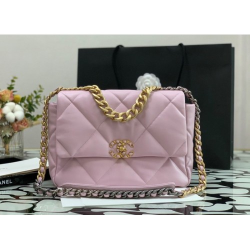 Chanel 19 Flap Medium Bag Pink 30cm