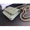 Chanel CC Woc Mini Green Bag