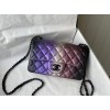 Chanel classic multicolor CF flap bag 20cm