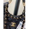 Chanel tote shopping max black bag