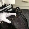 Chanel Stud Calfskin Bucket Bag Black A93598 VS08022