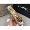 Chanel phone holder gold metal silver bag