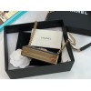 Chanel mini boy 22A gold black bag