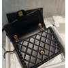 Chanel 22C New Black Tofu Bag