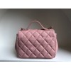 Chanel Business Affinity Pink Caviar Leather Bag