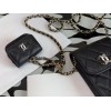 Chanel air pod phone case black