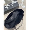 Chanel Soft Calfskin Shopping Bag Top Handle Black