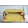 Chanel Green Quilted Caviar Medium Yellow Boy Bag