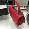 Chanel Trendy CC Red V Quilter Top Handle Bag